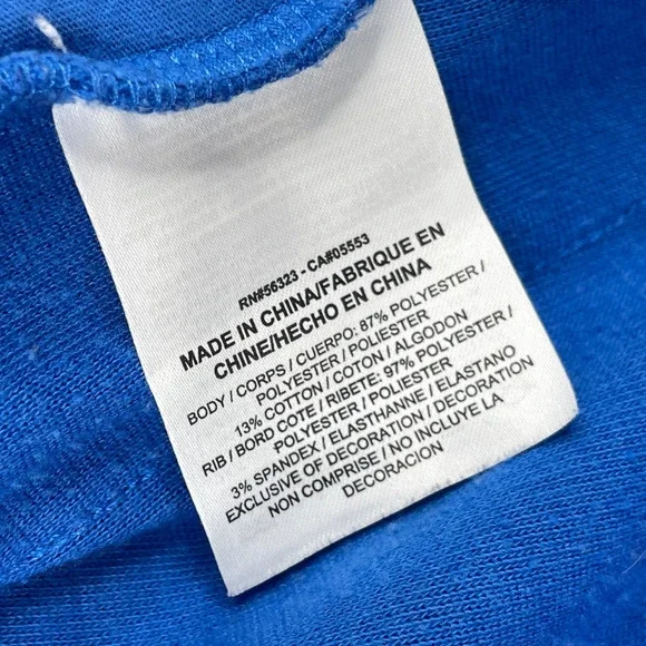 Nike Hooded Sweatshirt Womens Size Small Blue Retro Full Zip Track Jacket Hoodie - Picture 8 of 15